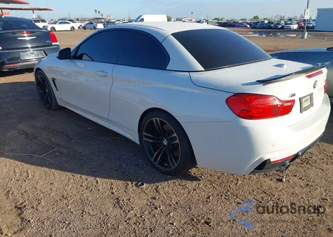 2014 BMW 435I из США, поврежденный, VIN WBA3T3C5XEP737554